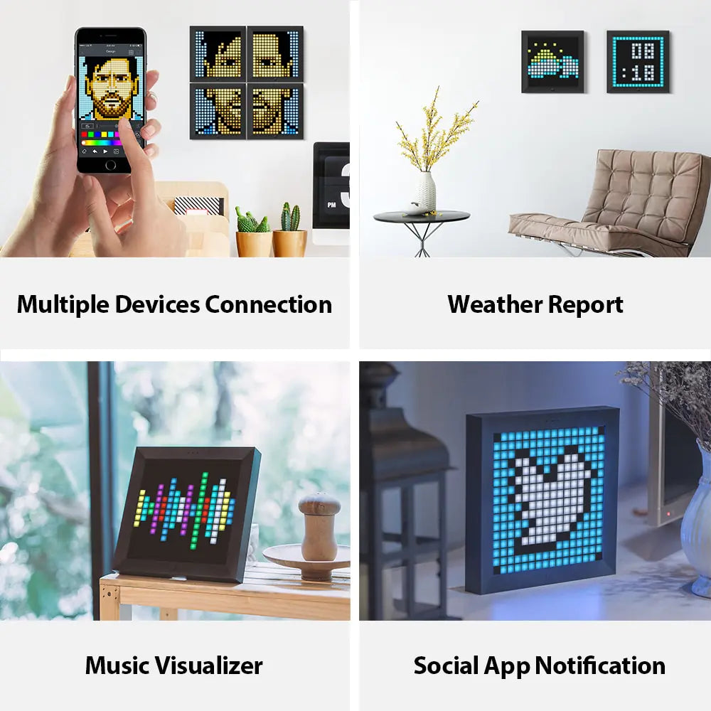 Premium Pixel Art Digital Photo Frame