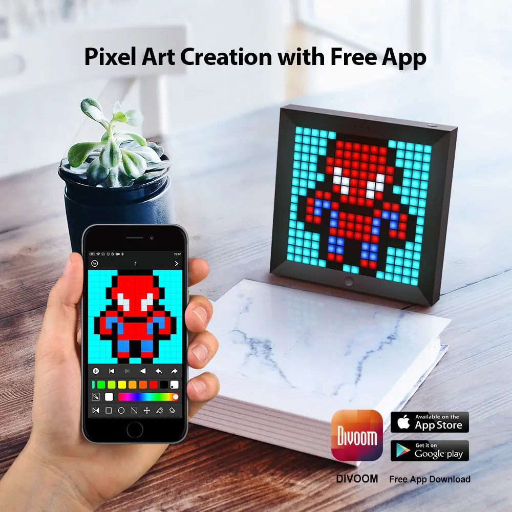 Premium Pixel Art Digital Photo Frame