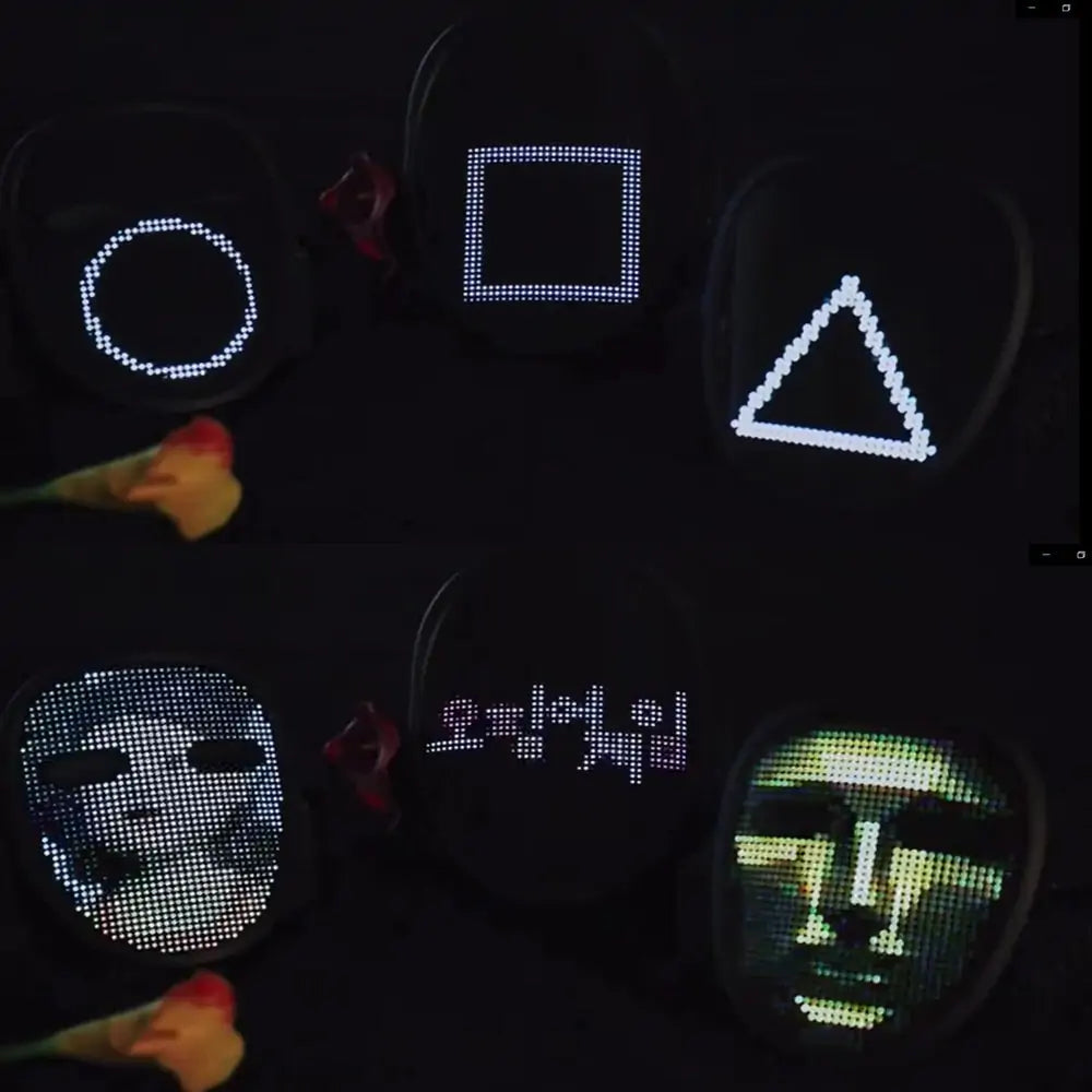 | GlowMask | LightSync Mask | LED Beat Mask | NeonGlow Mask |
PulseMask | FlashFace Mask | BeamMask | LumiMask |