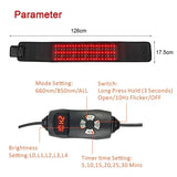 LED Red Light Therapy Belt - Portable Belt for Body Slimming & Pain Relief